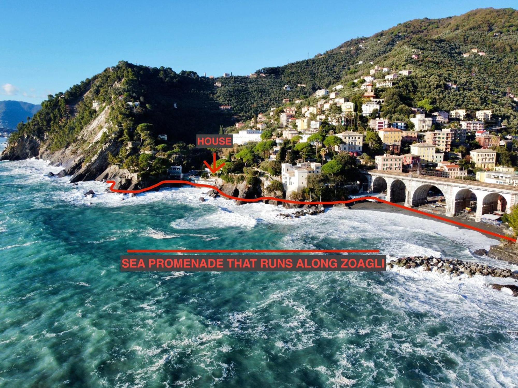 Un Passo Dal Mare Apartment Zoagli Luaran gambar